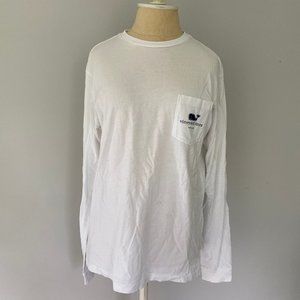 Vineyard Vines White Long Sleeve Tee Men's XS